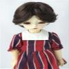YOSD Doll Hair JD075 6-7inch 16-18cm 1/6 Boyish Cupid Curls Synthetic Mohair BJD Wigs (Coffce Black) view 1