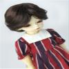 YOSD Doll Hair JD075 6-7inch 16-18cm 1/6 Boyish Cupid Curls Synthetic Mohair BJD Wigs (Coffce Black) view 2