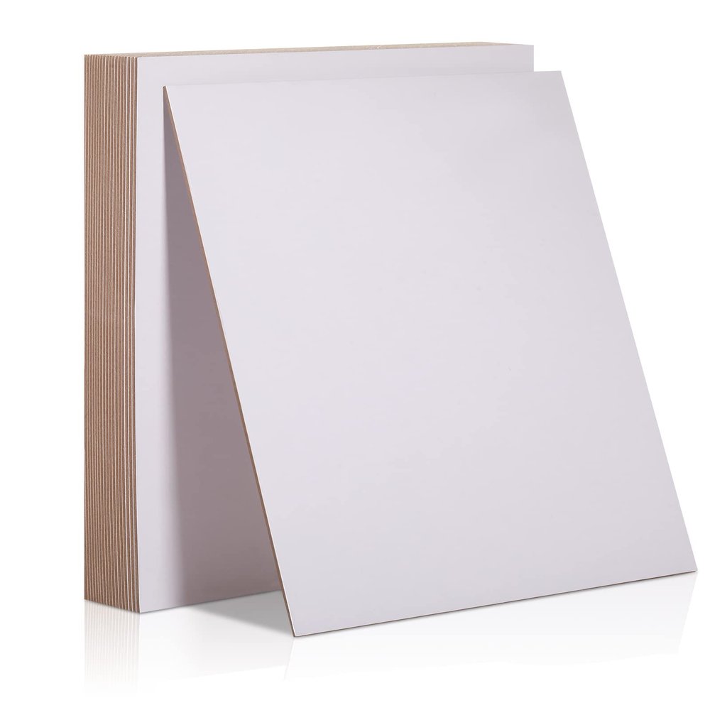 20 Pcs Book Board, Binders Board Chipboard Designer Bookboard Kraft Heavy Duty Chipboard Sheets Bookbinding Supplies for Book Binding Cover (White, 11 x 8.5 Inch 80PT)