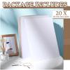 20 Pcs Book Board, Binders Board Chipboard Designer Bookboard Kraft Heavy Duty Chipboard Sheets Bookbinding Supplies for Book Binding Cover (White, 11 x 8.5 Inch 80PT) view 3