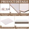 20 Pcs Book Board, Binders Board Chipboard Designer Bookboard Kraft Heavy Duty Chipboard Sheets Bookbinding Supplies for Book Binding Cover (White, 11 x 8.5 Inch 80PT) view 4