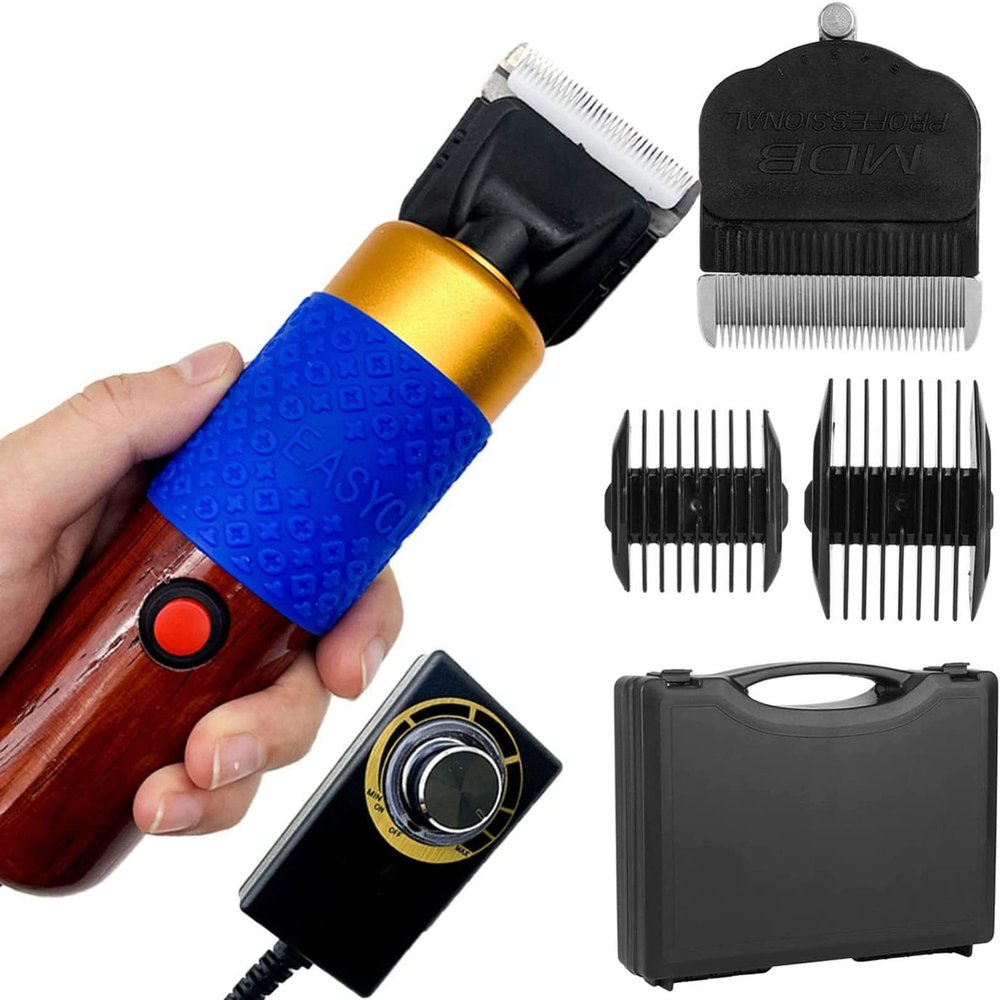 Adjustable Speed Rug Tufting Carver Clippers,200W Carpet Carving Clippers Attached Shearing Guide Carving Tool for Tufting/Weaving Floor Mat Fuzz Remover 1,4.5 * 18cm
