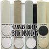 Extra Fine Linen Canvas Rolls for Painting Portraits. Large Blank Canvas Fabric by the Yard. 84"x2.5 Yd (7.5 Ft) 14oz Universal Quad Primed Artist Linen Canvas Roll. Quality Belgian Linen Alternative view 1