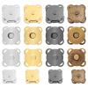 16pcs Mixed Colors Sew in Magnetic Snaps Buttons Metal Plum Bag Clasps Button Snaps Closure Fasteners for Purse Handbag Sewing Craft Clothing Scrapbooking, 2 Sizes view 1