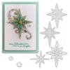 FAWENUCY Scrapbooking Die-Cuts, Christmas Metal Cutting Dies for Card Making, Paper Craft Punch Template, Background Embossing Stencils, DIY Album Dcor (Christmas Snowflakes-12.4x8.3cm) view 1
