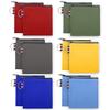 Aspire 12-Pack Canvas Coin Purses, Square DIY Small Zipper Pouches, 4-1/4 x 4-1/4 Inch (Mixed Colors) view 1