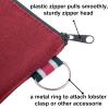 Aspire 12-Pack Canvas Coin Purses, Square DIY Small Zipper Pouches, 4-1/4 x 4-1/4 Inch (Mixed Colors) view 4
