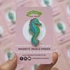 Caterpillar Cross Stitch Minder Needle - Seahorse for Cross Stitch, Sewing, Embroidery and Sewing Accessories, Enamel and Magnetic view 3