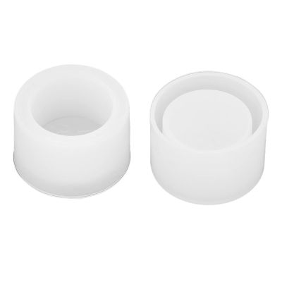 2Pcs Silicone Flower Pot Mold, 3D Resin Cake Mold Chocolate Mold Fondant, DIY Soap Mold Candle Clay Mold Kitchen Utensils for Household, Silicone Mold Epoxy Resin Molds DIY Large Concrete molds c