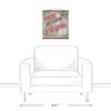 Creative Products Hot Cocoa and Christmas Cheer 16 x 16 Teak Hanging Canvas view 2