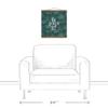 Creative Products Let Your Soul Shine Tropical Palm Blue 16 x 16 Teak Hanging Canvas view 2
