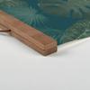 Creative Products Let Your Soul Shine Tropical Palm Blue 16 x 16 Teak Hanging Canvas view 3
