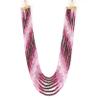 7 Strand Natural Red Shaded Ruby 3-4 mm Faceted Rondelle Beads Gemstone Strands Necklace Seven lines/ 9.50 Inches view 2