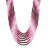 7 Strand Natural Red Shaded Ruby 3-4 mm Faceted Rondelle Beads Gemstone Strands Necklace Seven lines/ 9.50 Inches view 3