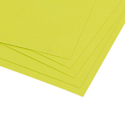 Craftelier - Pack of 5 Double Sided Canvas Texture Cardstock | Perfect Material for Scrapbooking and Craft Projects | Weight 216 grams | Size 30,48 x 30,48 cm (12" x 12") - Apple Green Colour