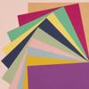 Craftelier - Pack of 5 Double Sided Canvas Texture Cardstock | Perfect Material for Scrapbooking and Craft Projects | Weight 216 grams | Size 30,48 x 30,48 cm (12" x 12") - Cold Grey Colour view 2