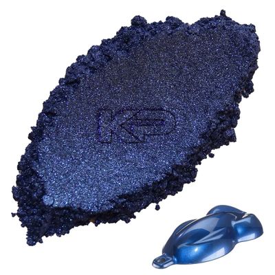 KP Pigments Sapphire Blue Pearlescent 100% Pure Fine Mica Powder - Naturally Pigmented Multipurpose DIY Arts and Crafts, Dye, Soap Making, Cosmetics, Epoxy Resin, Paint, and More! 25 Grams