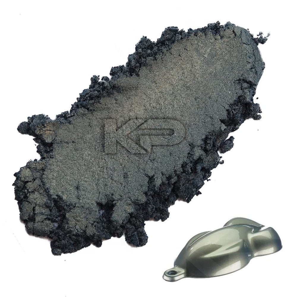 KP Pigments Balkan SilverShift Pearlescent 100% Pure Fine Mica Powder - Naturally Pigmented Multipurpose DIY Arts and Crafts, Dye, Soap Making, Cosmetics, Epoxy Resin, Paint, and More! 25 Grams