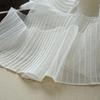 YASECO Lace 1Yard 7cm Wide Elastic Tulle Lace Fabric Collar Ribbon Curtain Decoration Dress Guipure Lace Trim for Clothes Sewing Decorate view 3