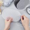 WADORN 4pcs Plastic Mesh Canvas Sheets for Embroidery, 2 Colors Oval Mesh Knitting Crochet Bag Bottom 5 Mesh Blank Needlepoint Canvas Sheet Plastic Mesh Mat for Handmade Yarn Crafting Weaving Project view 3