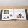 Large Photo Album Self Adhesive 4x6 5x7 6x8 8x10 Pictures Scrapbook Magnetic Album DIY Scrap Book 60 Sticky Pages Linen Cover DIY Photo Album with A Metallic Pen and DIY Accessories(Drak Green) view 2
