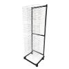 Art Drying Rack for Classrooms Artwork Storage Paint Crafts Drying Rack Wall-Mounted/Mobile Art Rack with Wire Shelves for Schools & Art Studios, Steel, Black and White ( Size : 40 Shelves-Floor stand view 1
