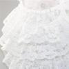 YASECO Lace 1M 6cm Wide Pleated Dress Craft Sewing Supplies Guipure White Black Lace Fabric Floral Lace Ribbon Decorate (Size : White) view 2