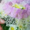 YASECO Lace 1M 4.5cm Wide Pleated Lace Ribbon Purple Guipure Lace Fabric Lace Fabric Sewing Trimmings Decorate (Color : Light Purple) view 1