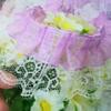 YASECO Lace 1M 4.5cm Wide Pleated Lace Ribbon Purple Guipure Lace Fabric Lace Fabric Sewing Trimmings Decorate (Color : Light Purple) view 3