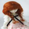 1/4 MSD Doll Wigs D2033B 7-8inch 18-20cm Long Loose Double Braide Ponytail Mohair BJD Hair (Carrot) view 4
