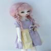 YOSD Mohair Doll Wigs D2033B 6-7inch 16-18cm 1/6 Long Loose Double Braide Ponytail BJD Hair (L.t Pink) view 2