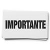 Importante Rubber Stamp, Desk Supplies, Wooden Handle Rubber Stamp, Uses Stamp Pad, Imprint Size Approx 1/2" x 1-1/2", Laser Engraved, USA Made view 1