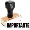 Importante Rubber Stamp, Desk Supplies, Wooden Handle Rubber Stamp, Uses Stamp Pad, Imprint Size Approx 1/2" x 1-1/2", Laser Engraved, USA Made view 2