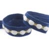 Bristlegrass Ribbon Christmas Tree Ribbon Gift Wrapping, Wreath, Garland, Big Bows, Home Decor Lace Trims Macrame Ribbon Hair Clip Headband Dress Sewing Craft Sapphire Blue5 Yard 3/4" view 1