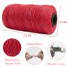 LEREATI Braided Macrame Cord 1.5mm x 218yards Polypropylene Rope Polyester Rope Yarn Crochet Thread, Macrame String for DIY Crafts Bag Knitting Plant Hangers Home Decorations (Dark Blue) view 2
