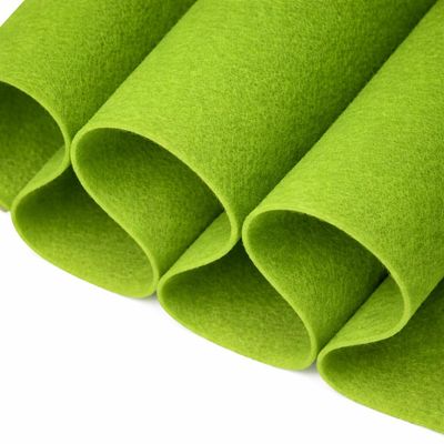 FabricLA Lime Felt Fabric | 36" x 36" 1 Square Yard | Acrylic, Soft, Non-Stiff | 1.6mm Thick | Crafts, Sewing, Padding & DIY