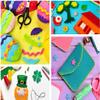 FabricLA Lime Felt Fabric | 36" x 36" 1 Square Yard | Acrylic, Soft, Non-Stiff | 1.6mm Thick | Crafts, Sewing, Padding & DIY view 3