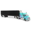 DCP by First Gear Teal/Black: Peterbilt Model 579 with Utility Roll Tarp Trailer (60-1611) view 2