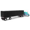 DCP by First Gear Teal/Black: Peterbilt Model 579 with Utility Roll Tarp Trailer (60-1611) view 3