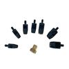 Hobby Trendy Circle Shaped Hole Punch Set 2m to 13 mm with Hand Press for Leathercrafts (Lilac Press, 7mm to 13 mm Hole Punches) view 2