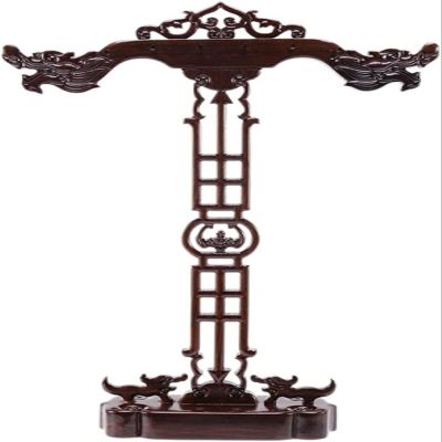 TATSEN Solid Wood Ebony Chinese Painting Writing Pen Holder Study Brush Holders