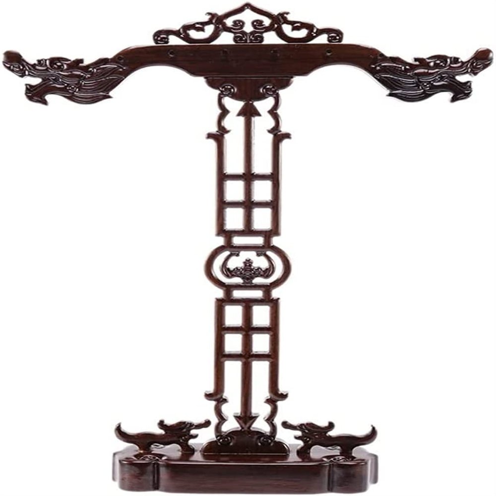 TATSEN Solid Wood Ebony Chinese Painting Writing Pen Holder Study Brush Holders