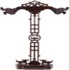 TATSEN Solid Wood Ebony Chinese Painting Writing Pen Holder Study Brush Holders view 1