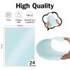 24 Sheets Blue Shimmer Cardstock 8.5 x 11 Metallic Paper, Goefun 80lb Card Stock Printer Paper for Invitations, Weddings, Parties, Showers view 2