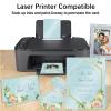 24 Sheets Blue Shimmer Cardstock 8.5 x 11 Metallic Paper, Goefun 80lb Card Stock Printer Paper for Invitations, Weddings, Parties, Showers view 4