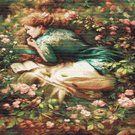 Wizardi Counted Cross Stitch Kit LetiStitch Into Dreamland Leti959