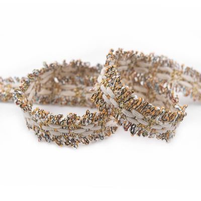 Bristlegrass Christmas Tree Ribbon Wired Glitter Christmas Wired Crafts,Gift Wrapping, Garland, Lace Trims Macrame Ribbon Hair Clip Headband Dress Sewing Craft Orange30Yard 1"