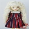 D28002 6-7inch 16-18cm 1/6 YOSD Extremrly Longe curly Monghanjuc Mohair BJD wigs (Ivory White) view 2