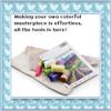 Yglnden Latch Hook Kit Pillow DIY Throw Cover Crochet Needlework Printed Canvas Decor for Adults (Flower 2:43x43cm/17 X17) view 3