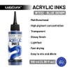 KAMENSKAYA Acrylic Inks for Artists - Blue Denim Acrylic Ink, 3.38 Fl Oz (100 ml) view 3
